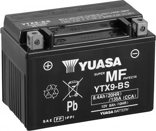 YUASA YTX9-BS YUASA BATTERY & ACID PACK