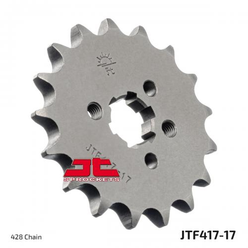 JT SPROCKETS FRONT STEEL 17T, 428 JTF041717