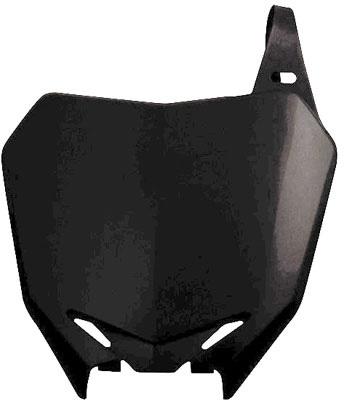 RTECH FRONT NUMBER PLATE SUZUKI BLACK 565235435