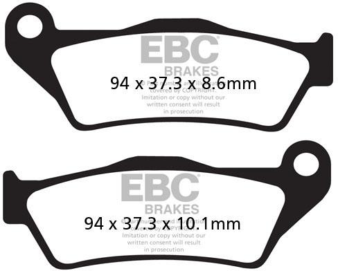 EBC FA 363V EBC SEMI SINTERED DISC PADS