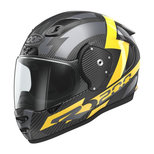 ROOF RO200 CARBON SUZUKA, YELLOW - METAL, S/56