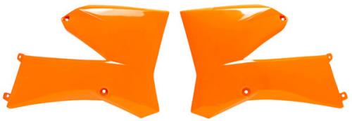 RTECH RADIATOR SCOOPS KTM ORANGE ADAPT. (OE)