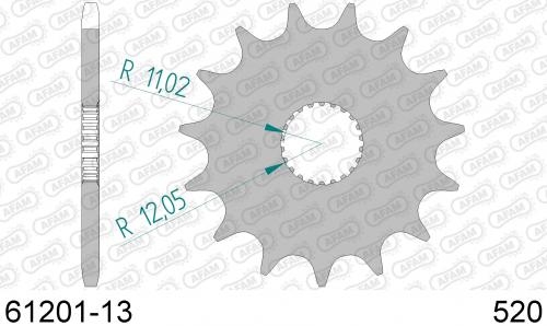 AFAM FRONT 13T, 520 AF16120113