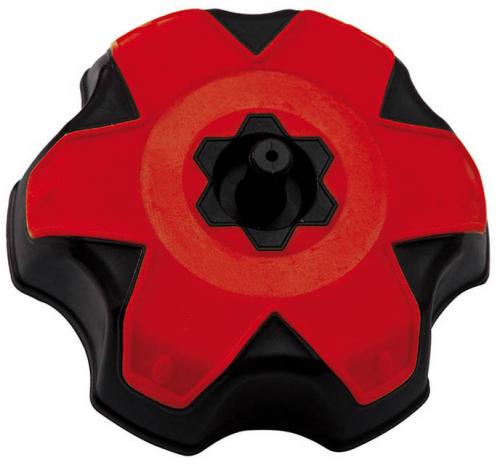 RTECH BICOLOURED TANK CAP KAWASAKI RED
