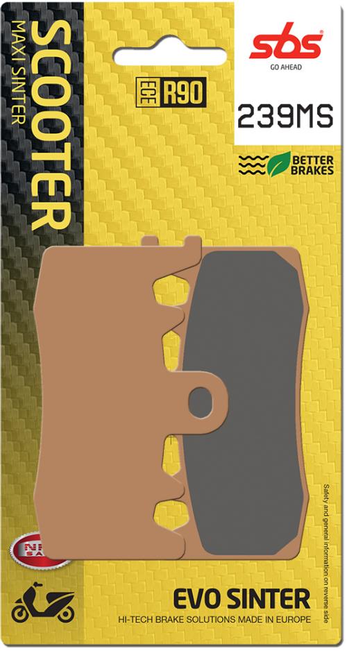 SBS 239MS BRAKE PADS SINTER