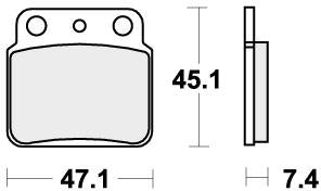 SBS 649SI BRAKE PADS SINTER