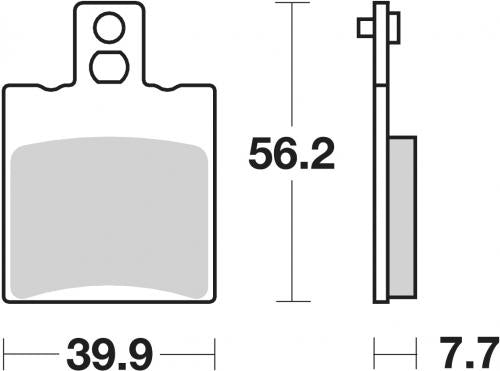 SBS 149HF BRAKE PADS ORGANIC