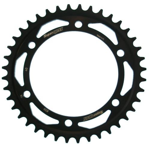 SUPERSPROX SUPERSPROX REAR STEEL 40T, BLACK, 530 SU485940B