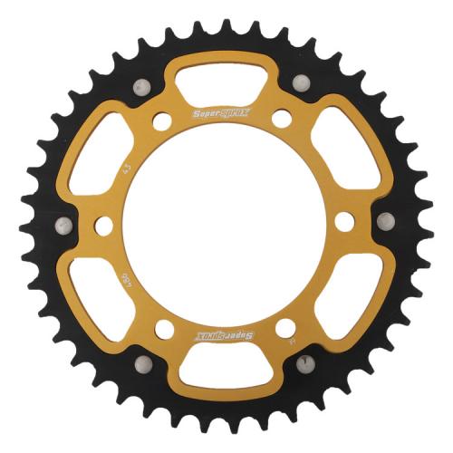 SUPERSPROX SUPERSPROX REAR STEALTH 43T, GOLD, 520 SU648643G