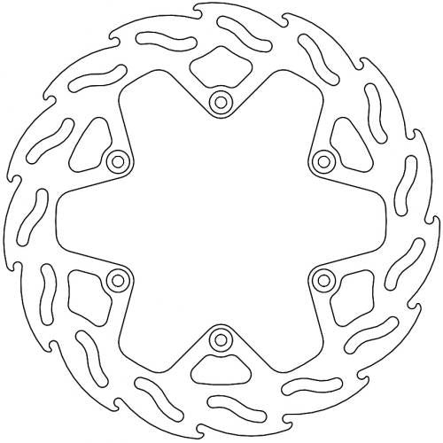 MOTO MASTER 110725, FLAME FIXED DISC 245
