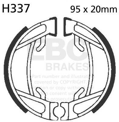 EBC H337 EBC BRAKE SHOES