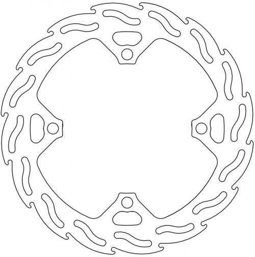 MOTO MASTER 110390, FLAME FACTORY FIXED DISC 240