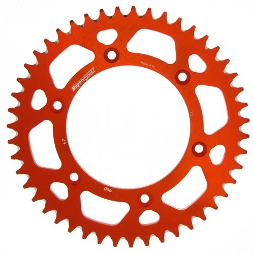 SUPERSPROX SUPERSPROX REAR ALU 47T, ORANGE, 520