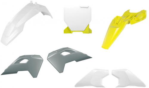 RTECH PLASTIC KIT 6 PCS WHITE GREY HSQ LEMON YEL