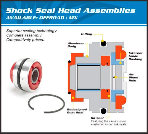 ALL BALLS REAR SHOCK SEAL HEAD KIT 37-1118