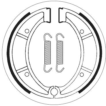 SBS 2117 BRAKE SHOES