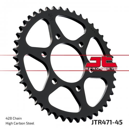 JT SPROCKETS REAR STEEL 45T, 428 JTR047145