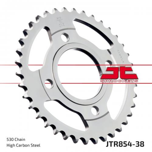 JT SPROCKETS REAR STEEL 38T, 530 JTR085438