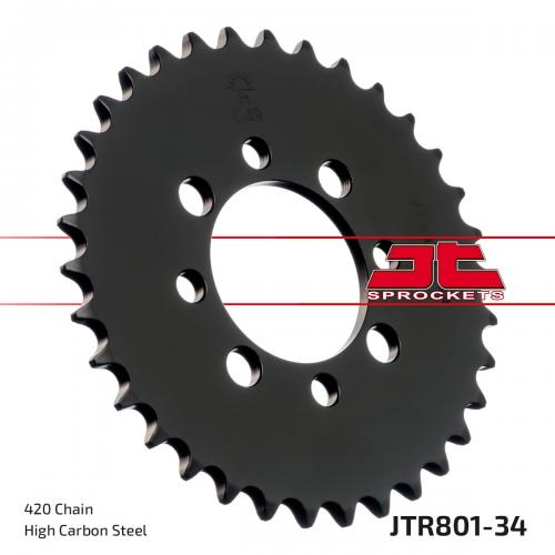 JT SPROCKETS REAR STEEL 34T, 420 JTR080134