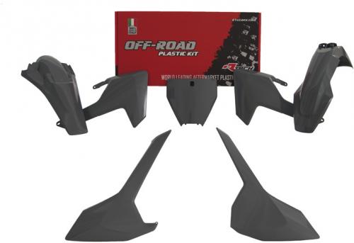 RTECH PLASTICS KIT 5 PCS HUSQ (QUANTUM GREY)