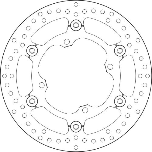 BREMBO BRAKE DISC, 78B40844