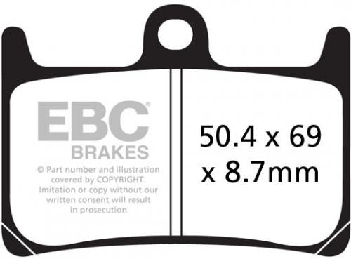 EBC GPFAX380HH EBC RACE USE ONLY DISC PADS