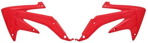 RTECH RADIATOR SCOOPS HONDA RED (OE) 566210185