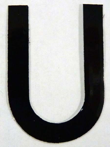 MISCELLANEOUS-1 (U) STANDARD NUMBER PLATE LETTERS
