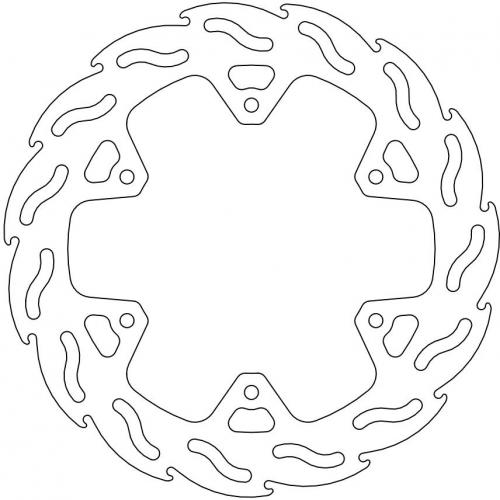 MOTO MASTER 110348, FLAME FIXED DISC 230