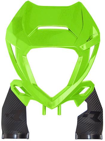 RTECH HEADLIGHT TRIPLE CLAMP PROTECTORS YELLOW