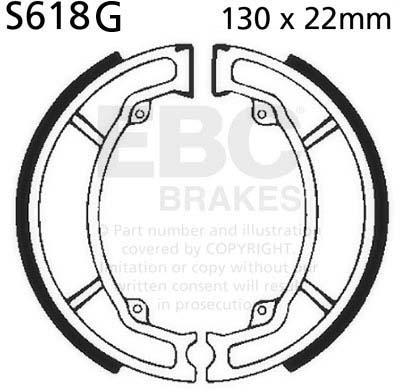 EBC S618G EBC BRAKE SHOES