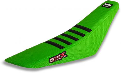 CROSS X SEAT COVER UGS WELD STRIPES GREEN BLK USM2192GB