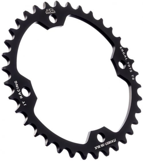 JT SPROCKETS REAR RACELITE ALU 36T BLACK, 520 JTA185736Z