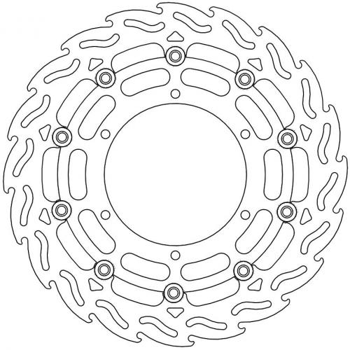 MOTO MASTER 112064, FLAME FLOATING ALU DISC 320