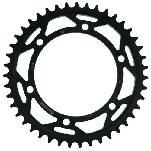 SUPERSPROX SUPERSPROX REAR STEEL 43T, BLACK, 530 SU485943B