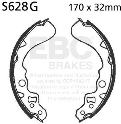 EBC S628G EBC BRAKE SHOES