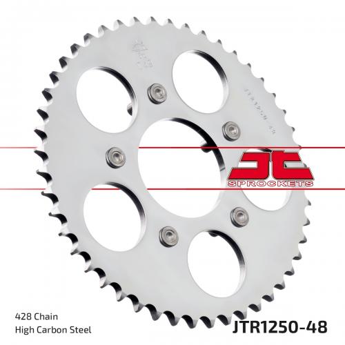 JT SPROCKETS REAR STEEL 48T, 428 JTR125048
