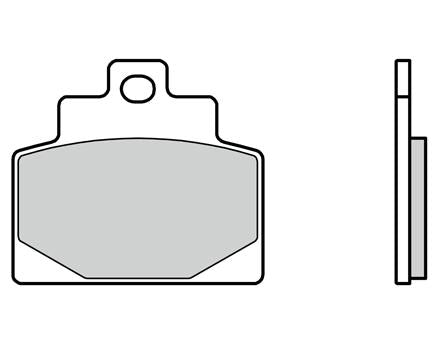 BREMBO 07108CC BRAKE PADS ORGANIC