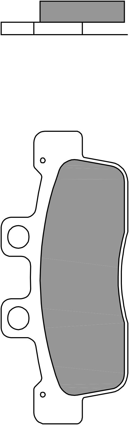 BREMBO 07092CC BRAKE PADS ORGANIC