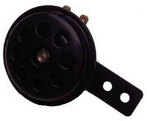 UNIVERSAL HORN 6V 70MM, BLACK 183005