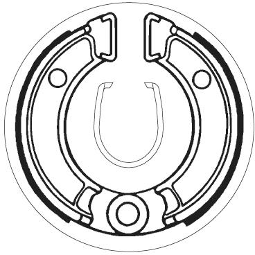 SBS 2010 BRAKE SHOES
