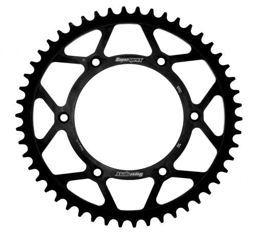 SUPERSPROX SUPERSPROX REAR STEEL 50T, BLACK, 520 SU499050B
