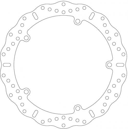 EBC BRAKE DISC MD1186C SOLID BIKE BRAKE WAVE DISC