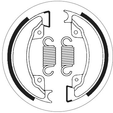 SBS 2077 BRAKE SHOES