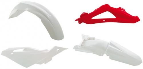 RTECH PLASTICS KIT 5 PCS HUSQVARNA (OE) WHITE/RED 563220572