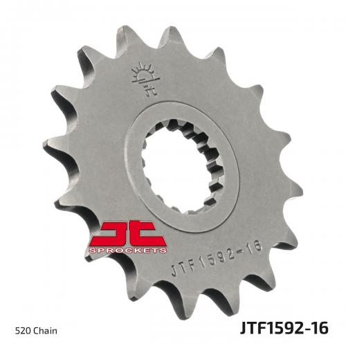JT SPROCKETS FRONT STEEL 16T, 520 JTF159216