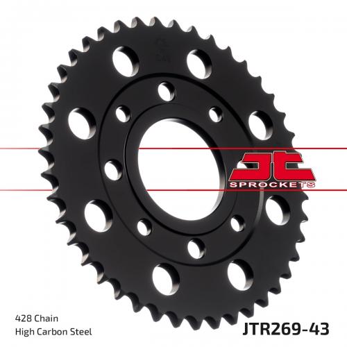 JT SPROCKETS REAR STEEL 43T, 428 JTR026943