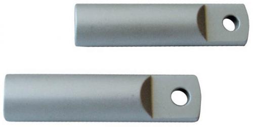 RTECH COUPLE ALU SPACERS M8 -L 65MM SILVER