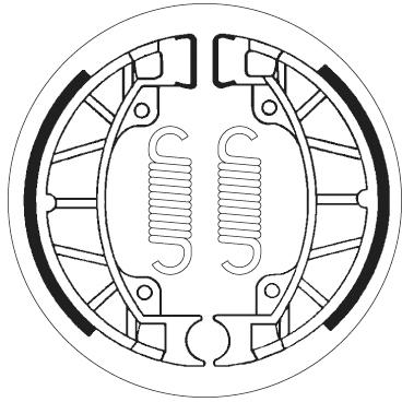 SBS 2186 BRAKE SHOES