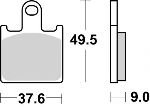 BREMBO 07KA28SR BRAKE PADS SINTER SPORT